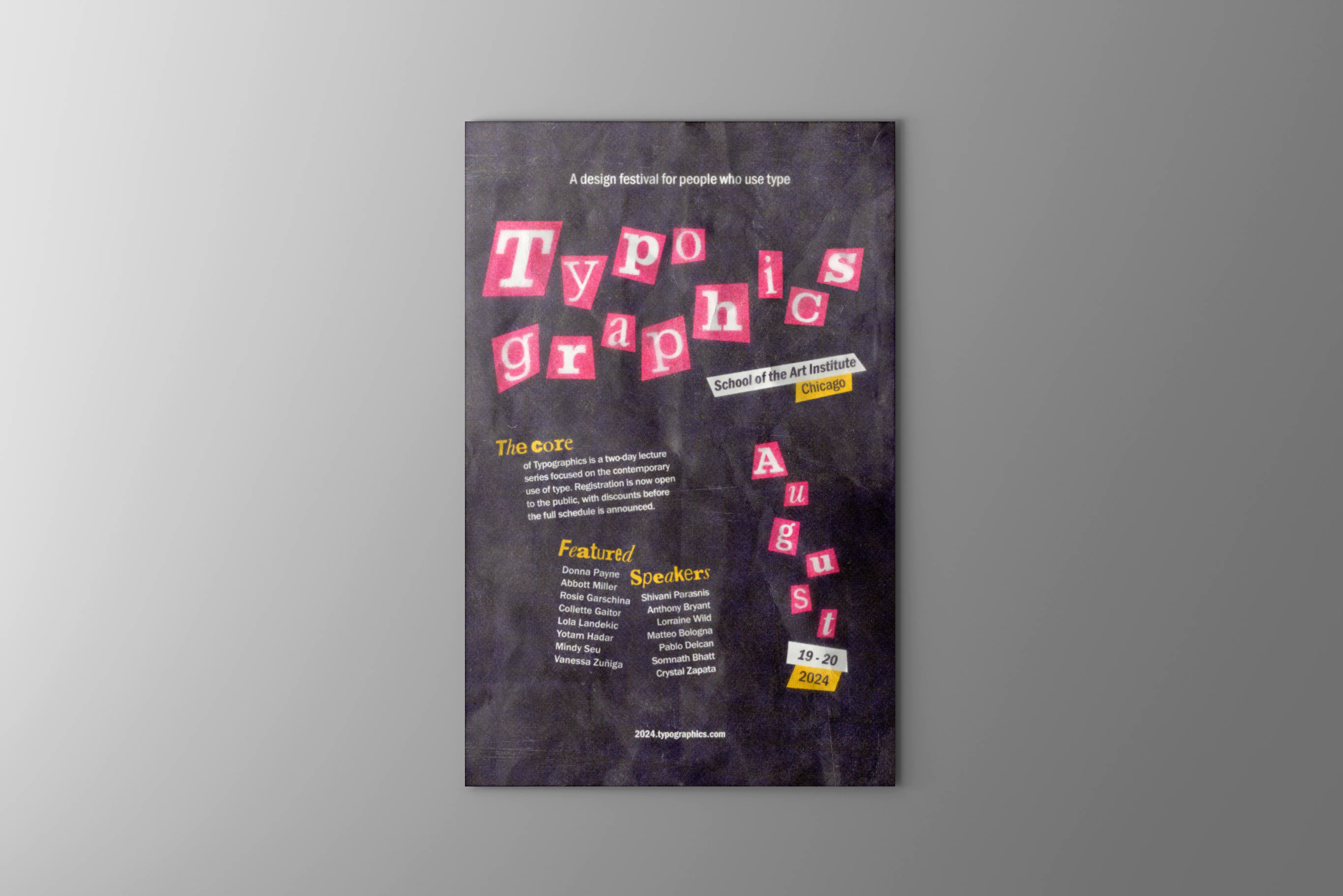 Typographics Poster