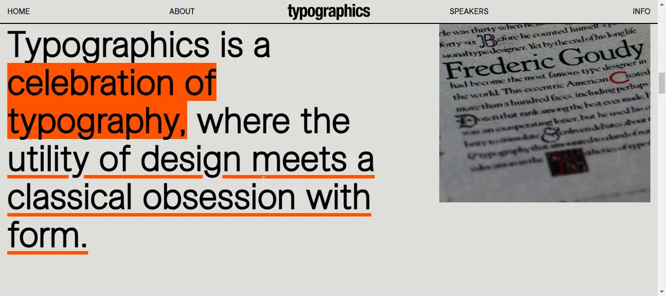 Typographics